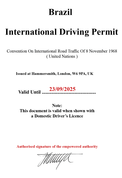 International Driver's License UK