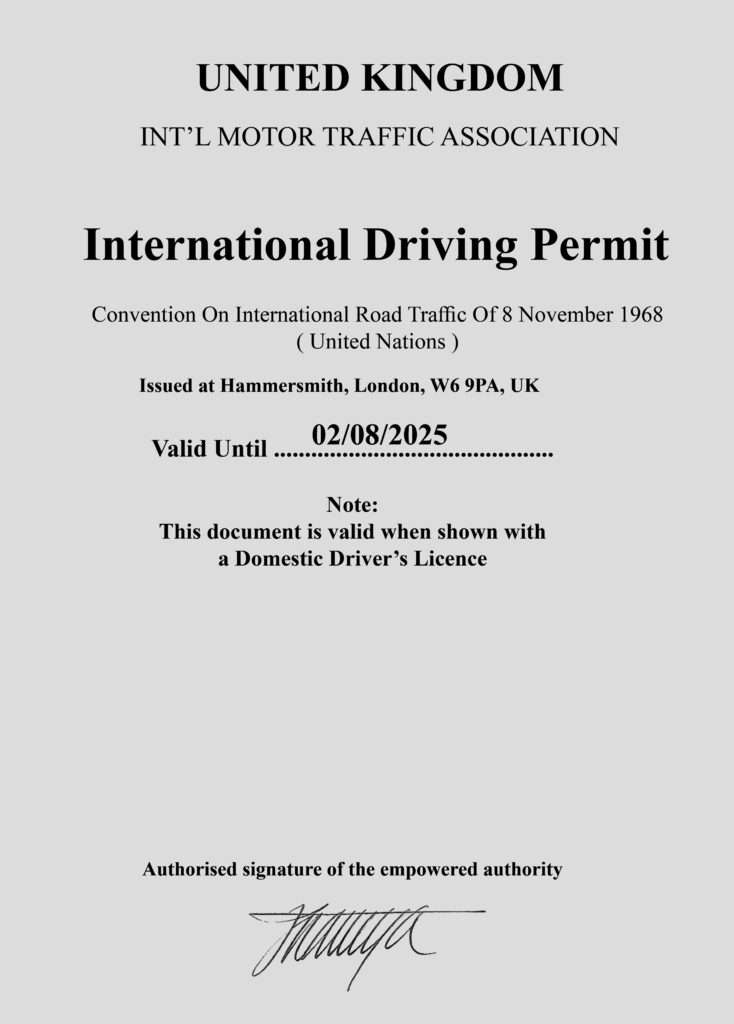 International Driver's License Saudi